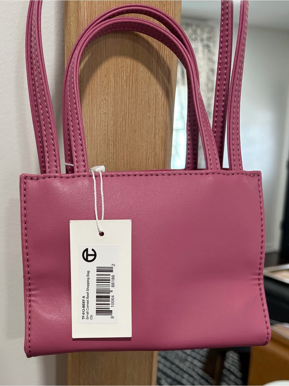 Telfar Pink Mini Shopping Bag - Picture 4 of 5
